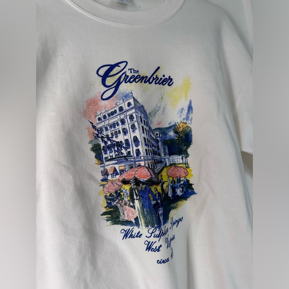 NWOT 90s Vintage Oversized “The Greenbrier” Sweatshirt